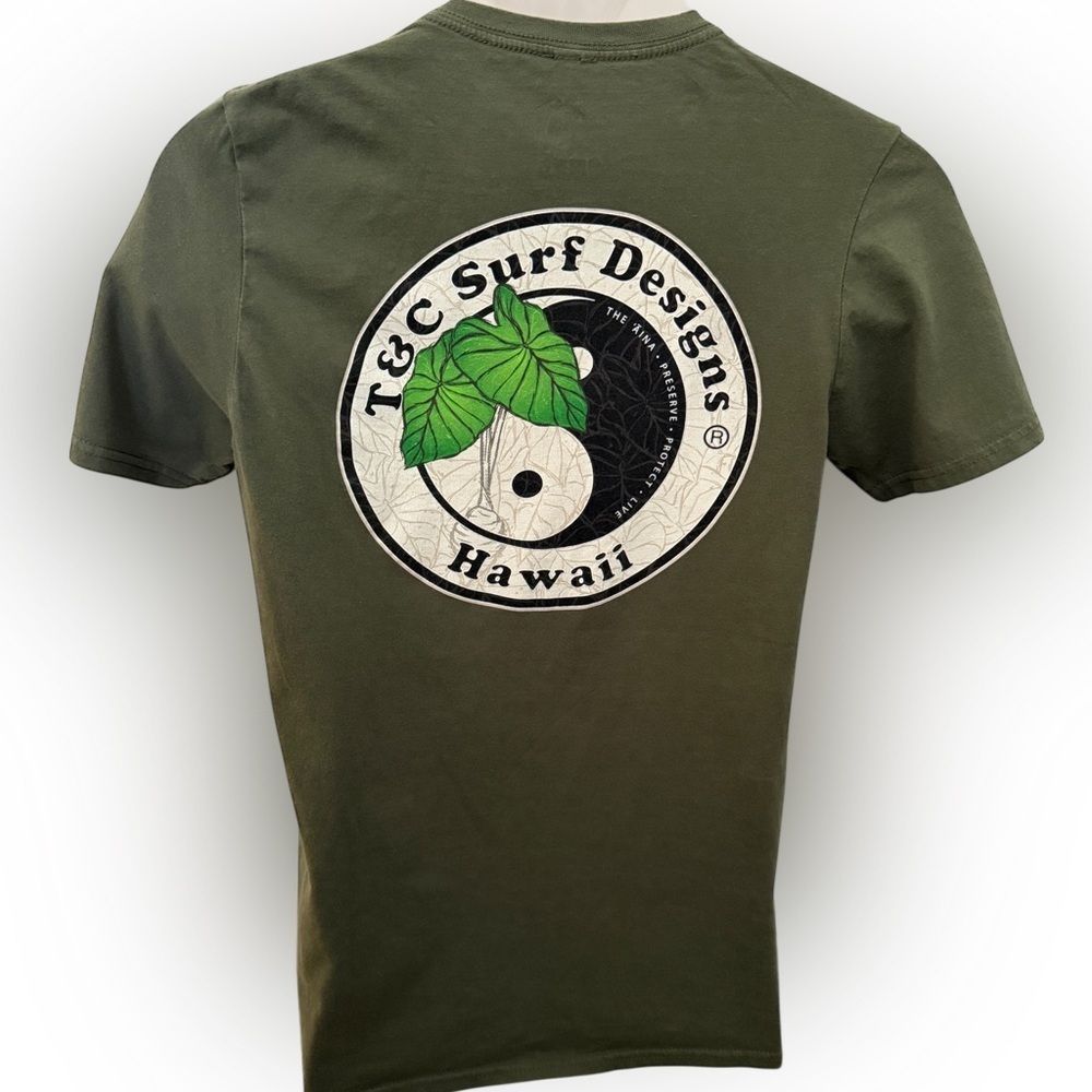 T&C Surf Designs Hawaii “The Aina: Preserve, Protect” Tee Shirt Men S Small